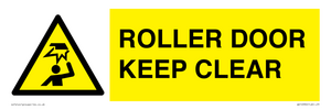 ROLLER DOOR KEEP CLEAR